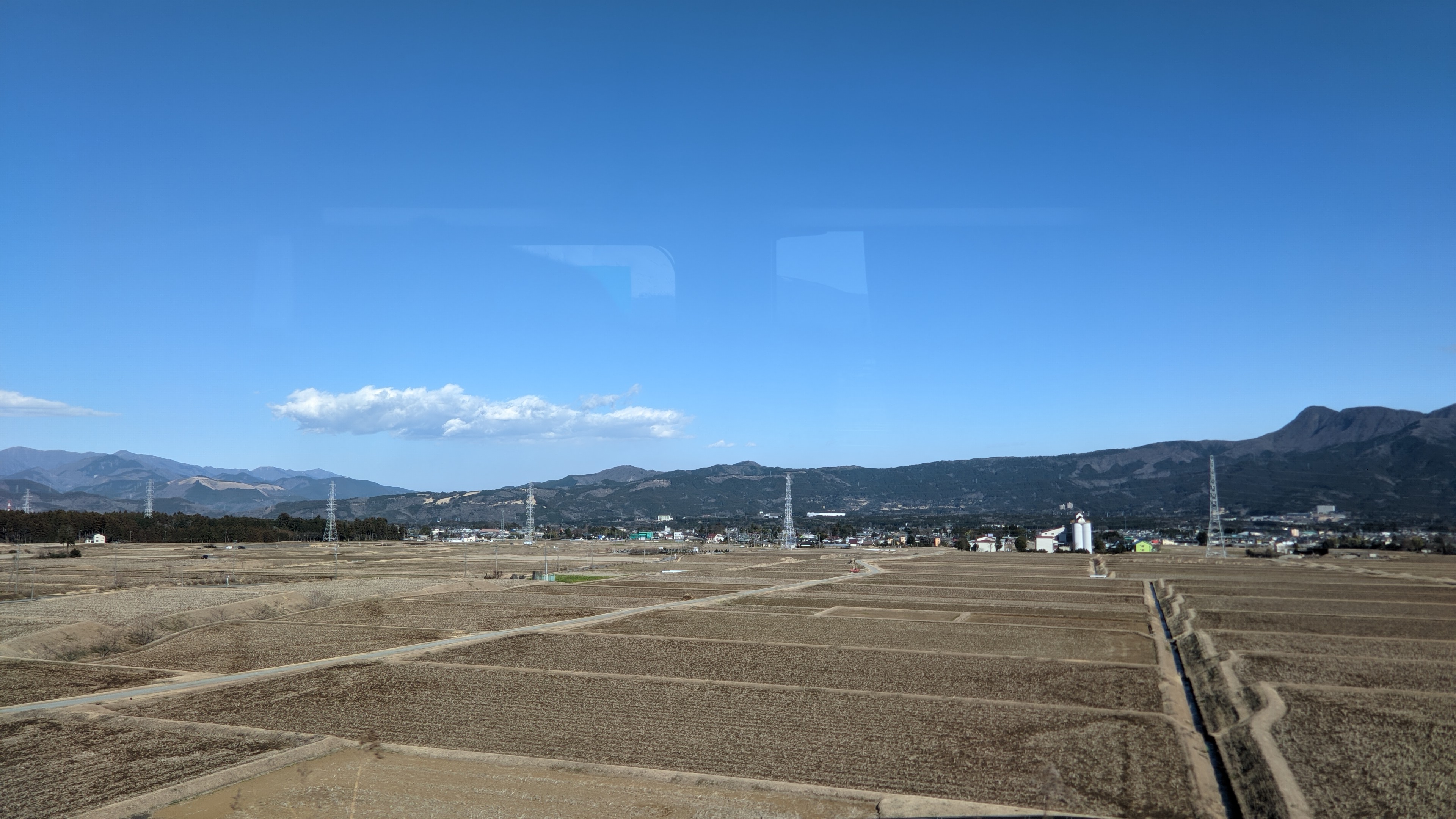 沿途能看到日本的农村